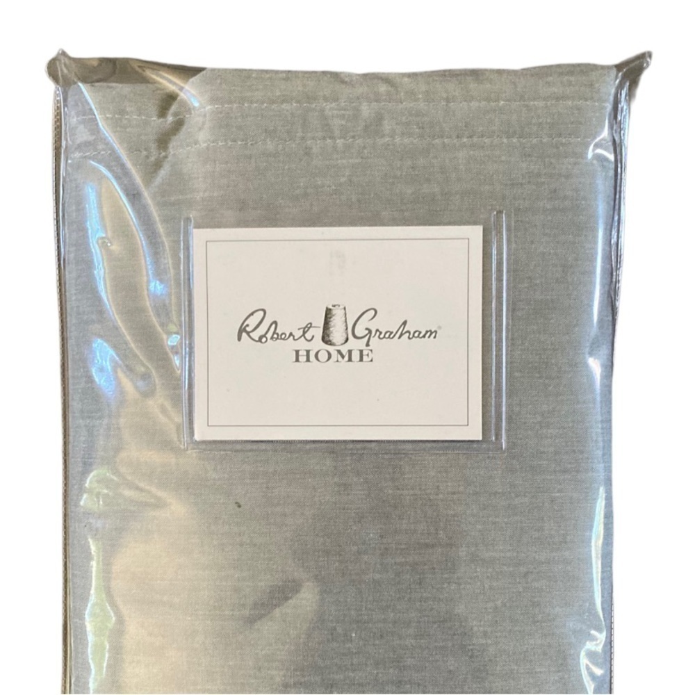 NWT Robert Graham Home Brushed Chambray Standard Sham - Picture 4 of 6